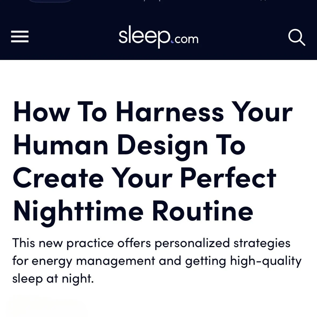Sleep.com Human Design 
